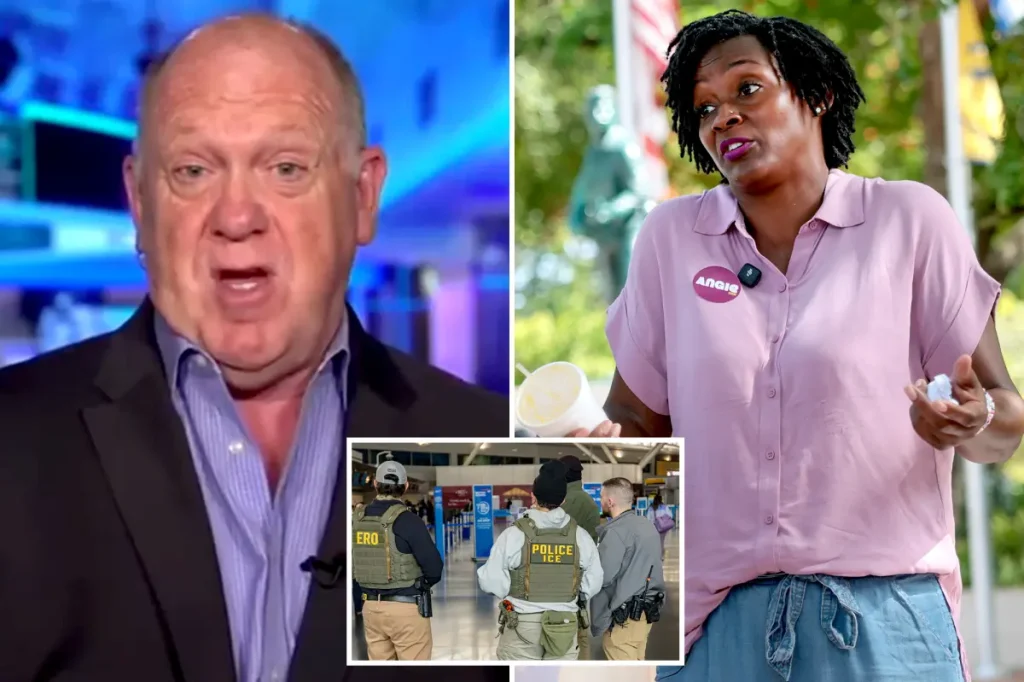 Tom Homan responds to Florida Democrat Angie Nixon regarding her 'ridiculous' claim about ICE racial profiling