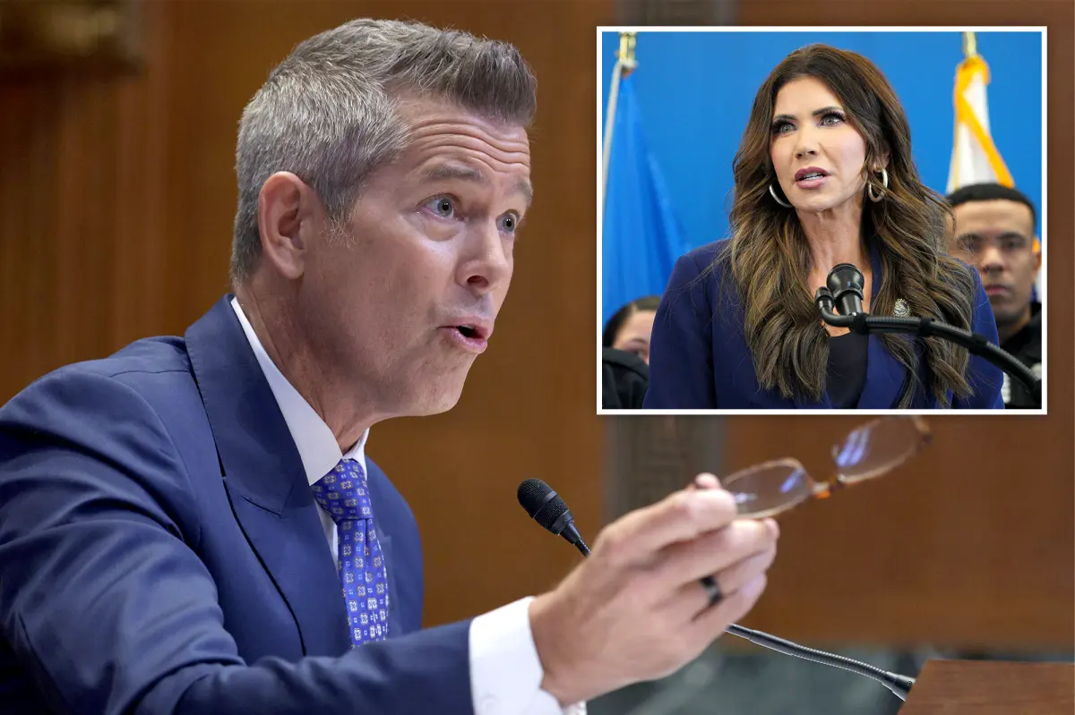 Transportation Secretary Sean Duffy hints at a significant announcement regarding a crackdown on fraud in collaboration with DHS and DOJ.