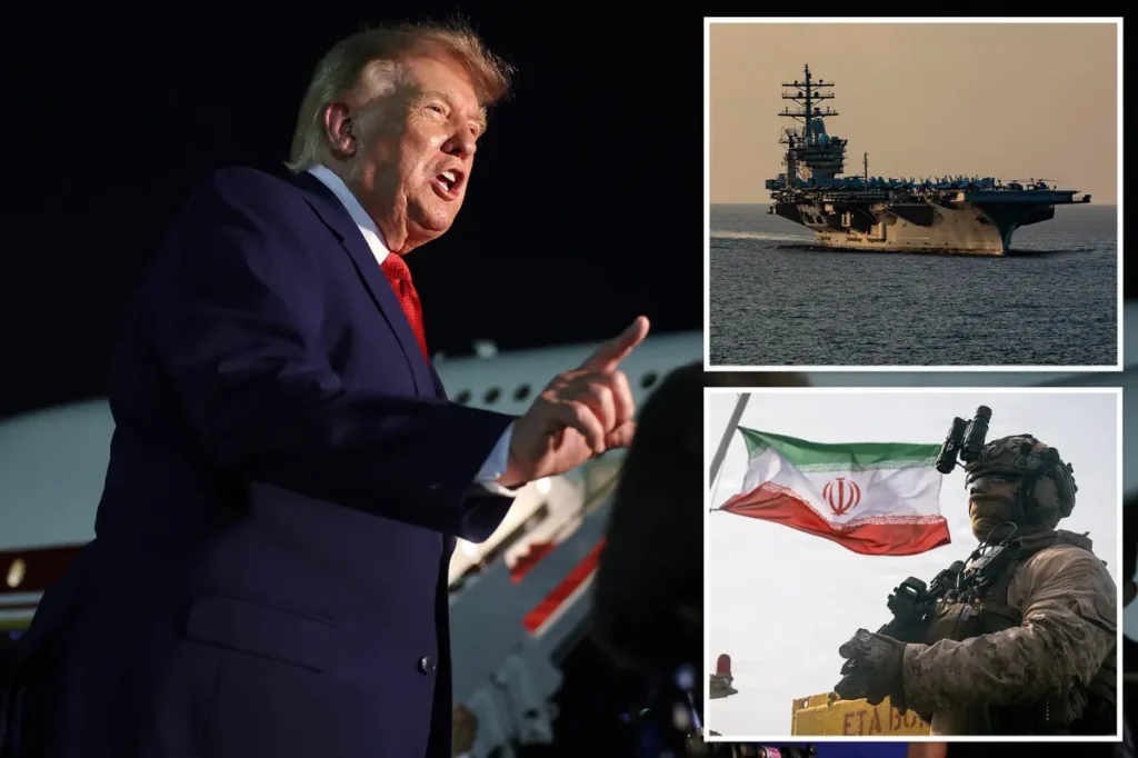 Trump describes Iran as 'full of promises but no action,' promotes 'Wall of Steel' US Navy blockade