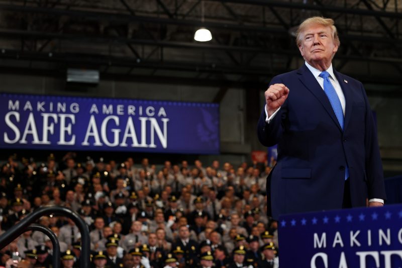 Trump highlights decrease in crime during speech in Long Island, supports Blakeman before midterm elections