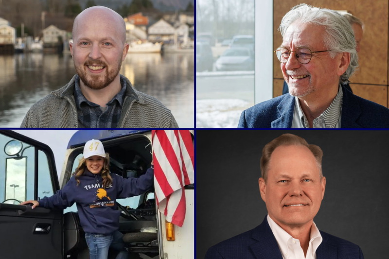 Two Democrats and two Republicans move forward to the general election following Alaska's all-party gubernatorial primary.