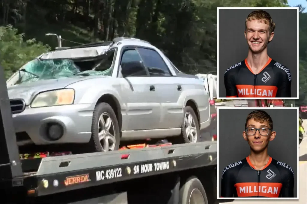 Two Milligan University students lose their lives when a driver collides with a Tennessee school's cycling team.