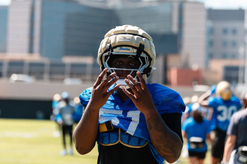 UCLA brings in a former NFL minicamp player for practice.