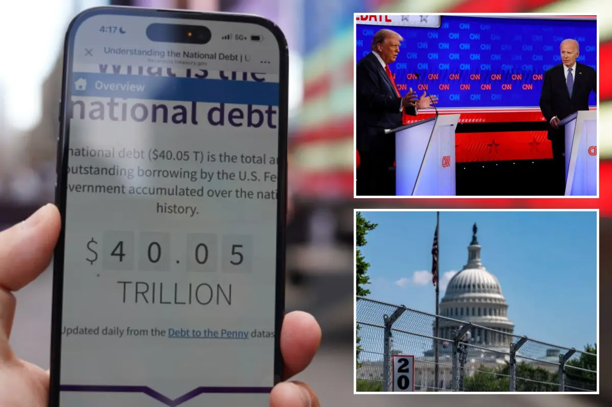 U.S. debt surpasses $40 trillion after doubling during Trump and Biden's presidencies