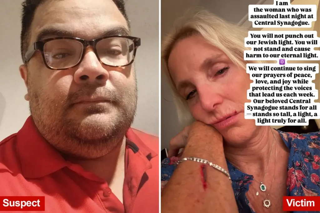 Victim of NYC synagogue attack fights back against aggressive attacker