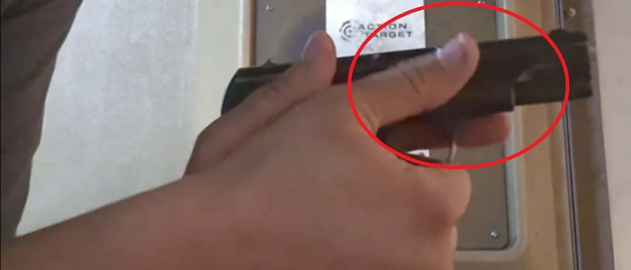 Video on Social Media Highlights the Importance of Using Proper Technique with Firearms