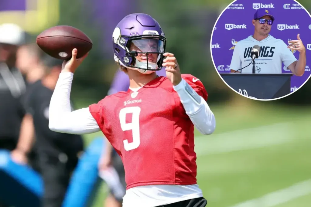 Vikings coach comments on J.J. McCarthy as Kyler Murray is named starting quarterback