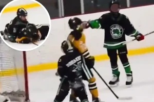 11-year-old suspended for brutal hockey stick attack while league looks into it