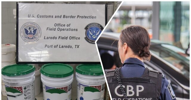 280 Pounds of Methamphetamine Taken by CBP at Texas Border Crossing