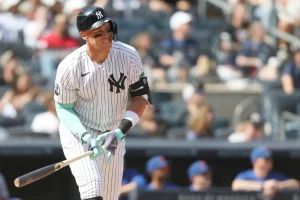Aaron Judge plays in his second consecutive game but has a day off approaching.