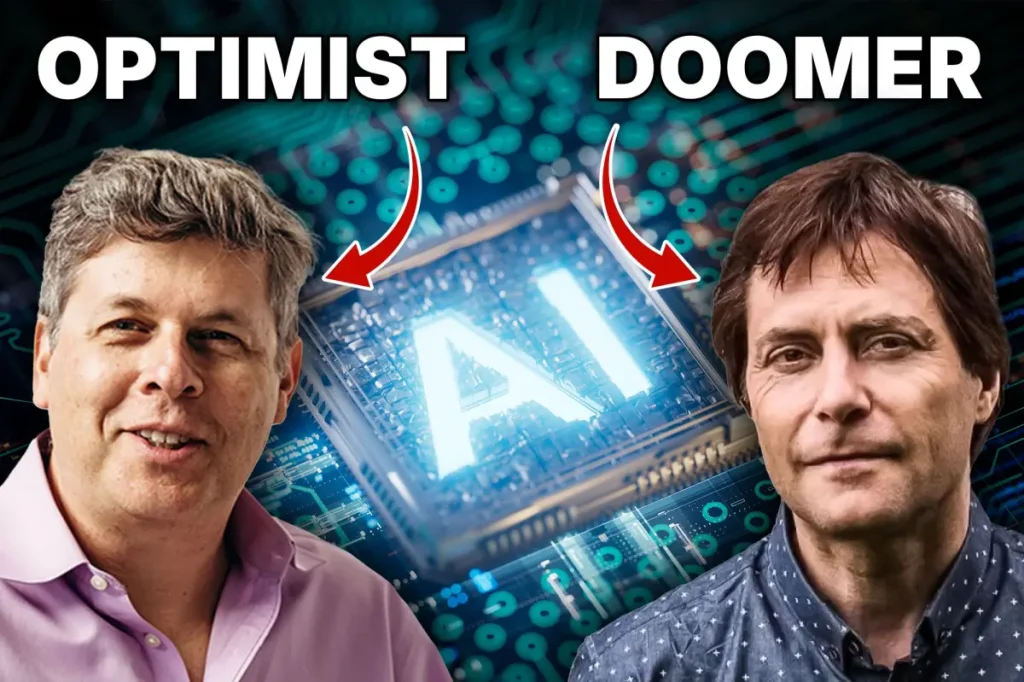 AI researchers assert that we are progressing toward developing a 'new species' of highly intelligent machines in a video discussion.