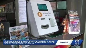 Albuquerque prohibits cryptocurrency ATMs following scams that resulted in significant losses for New Mexicans.