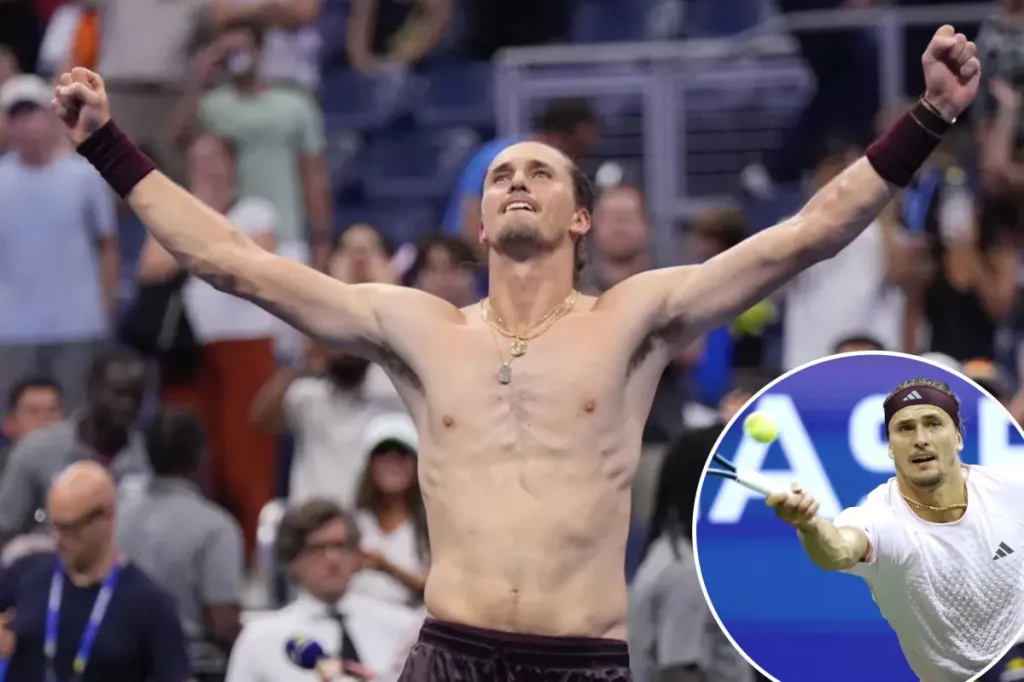 Alexander Zverev endures lengthy match to progress at US Open