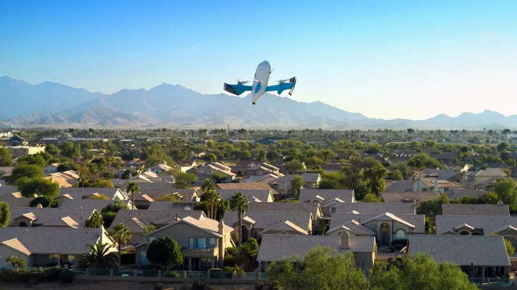Amazon Prime Air plans to extend drone delivery services to 500 cities in the US by 2026.