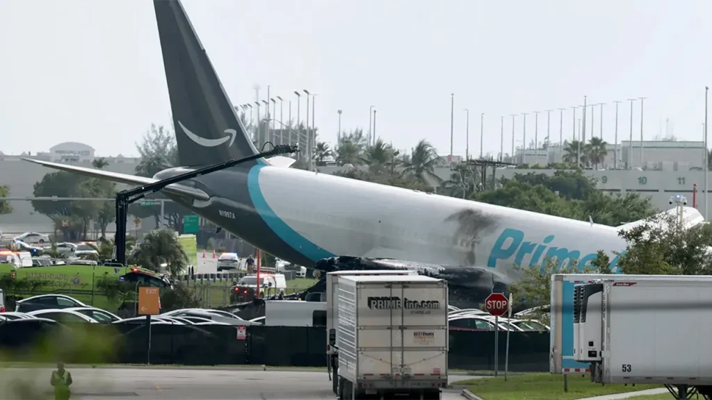 Amazon reacts following cargo plane accident that resulted in 5 deaths at Miami airport