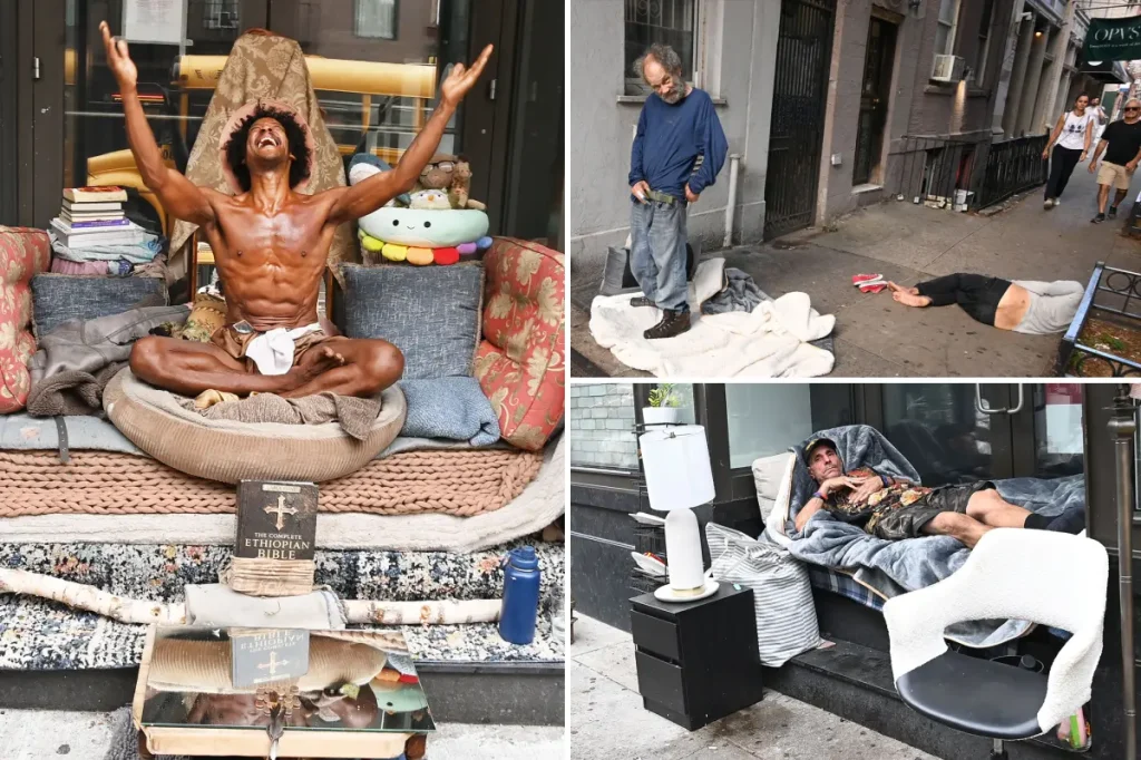 Anna Wintour's Greenwich Village neighborhood is filled with homeless camps.