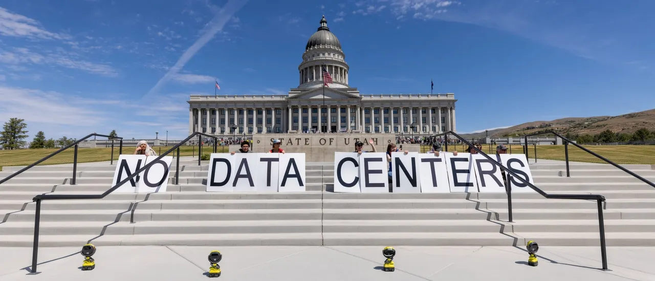 Anti-Data Center Group Organized a Large 'Revolt.' Only a Few Attended