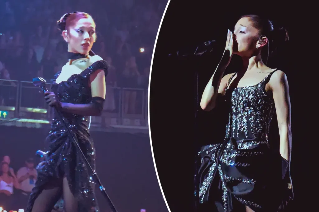 Ariana Grande sheds tears at her last 'Eternal Sunshine' concert before stepping away from the limelight.