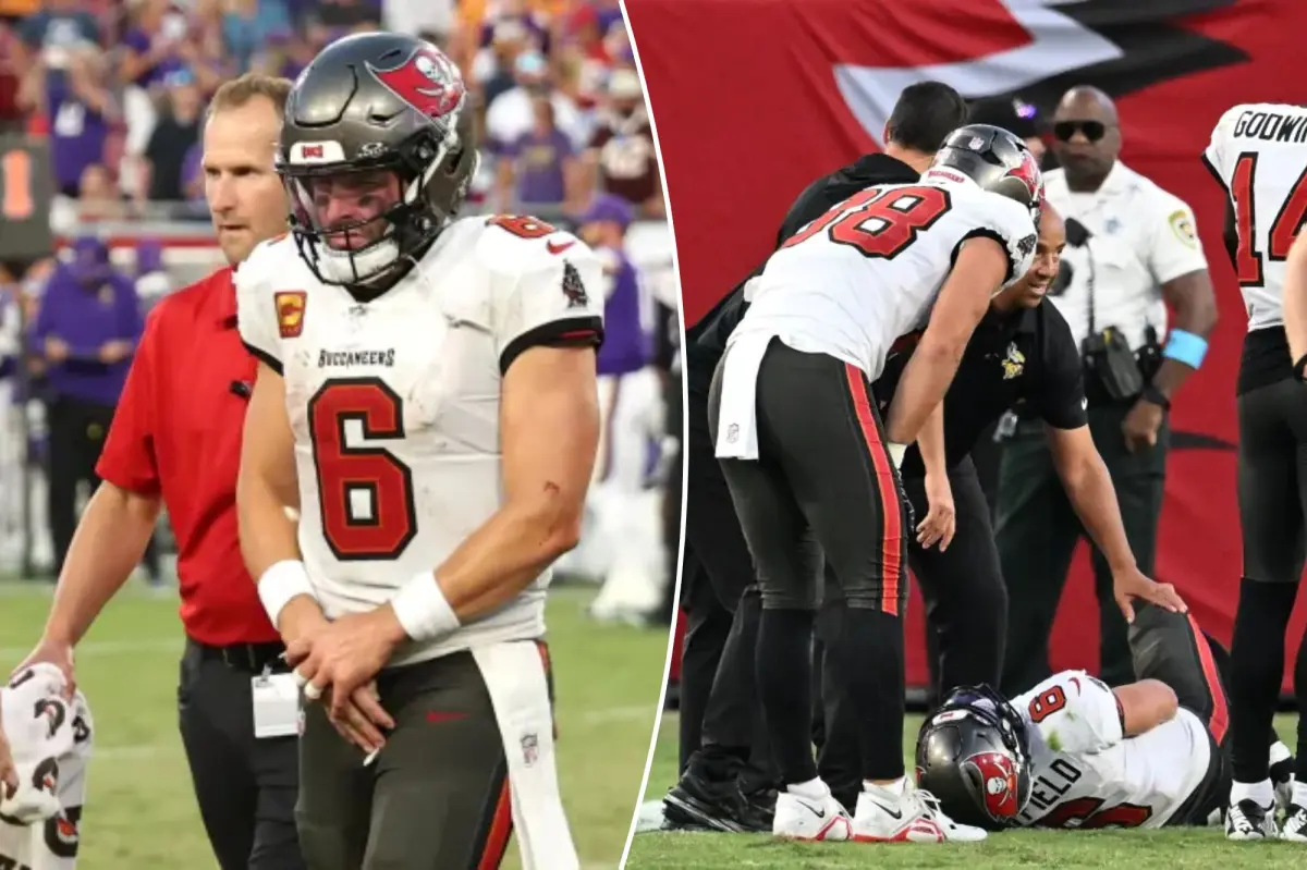 Baker Mayfield dislocates his thumb as the Buccaneers' rough beginning continues