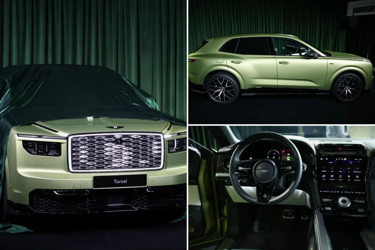 Bentley reveals the Torcal SUV, its first electric vehicle priced at a 'reasonable' $230,000.