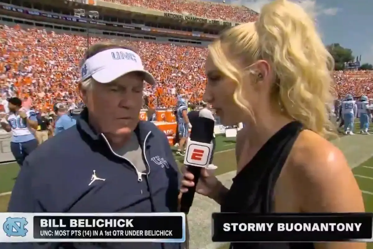 Bill Belichick gives classic interview, ESPN reporter survives the experience
