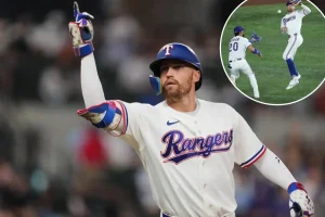 Brandon Nimmo is concentrating on the Rangers' playoff aspirations, not the Mets' history.