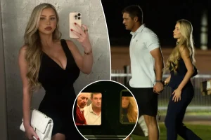 Bryson DeChambeau and hockey star Mikayla Demaiter seem to confirm their relationship during a Trump event
