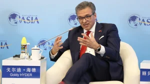 Business leader from Canada cautions that uncertainty in US trade could lead to 'capital chill' during global efforts.