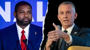 Byron Donalds claims David Jolly has changed his stance on abortion and immigration.