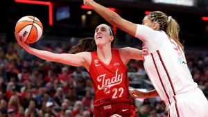 Caitlin Clark excels, but Fever endure a humiliating defeat against Mystics as the playoff competition intensifies.