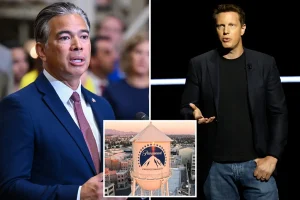 California AG Rob Bonta takes a strong stance on Paramount, but states he is willing to engage in settlement discussions if they are genuine.