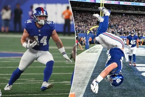 Cam Skattebo of the Giants returns to his best form and promises to celebrate