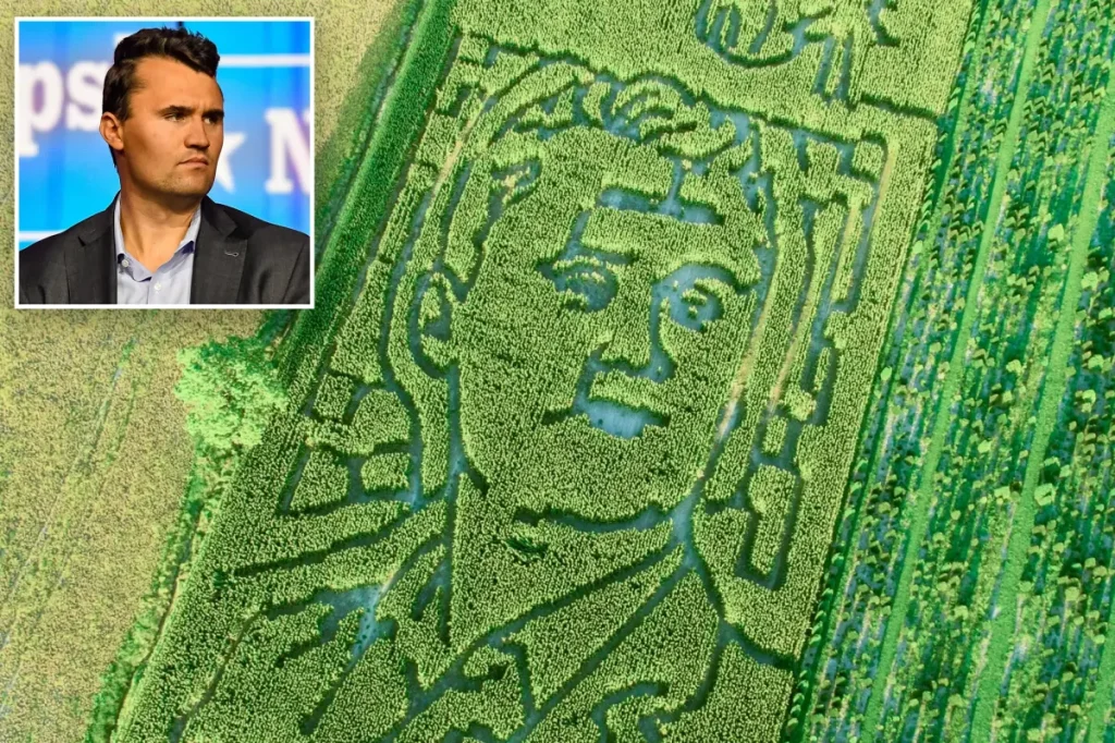 Charlie Kirk's corn maze puts Indiana farm in trouble