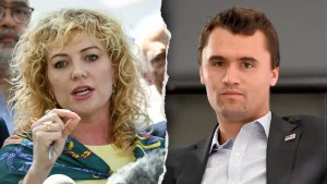 Charlie Kirk's post criticizes the attorney involved in the Austin ICE shooting.