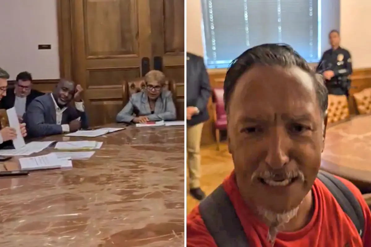 City Hall critic harshly attacks Karen Bass in a profanity-laden outburst