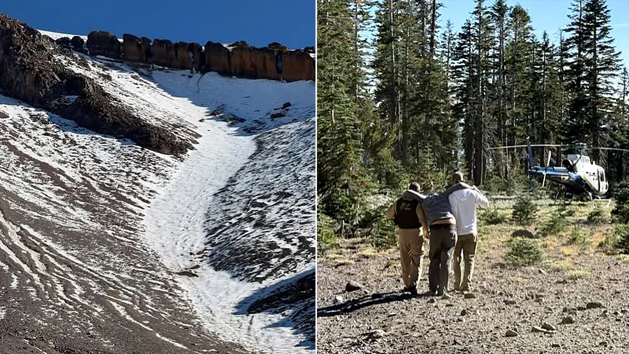 Climber in California crawls to cabin after terrifying 500-foot plummet down the mountain