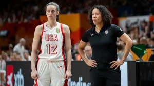 Coach Kara Lawson discusses the significance of winning the World Cup final for the nation during the 9/11 anniversary weekend.