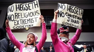Code Pink interrupts Climate Week event due to military carbon emissions