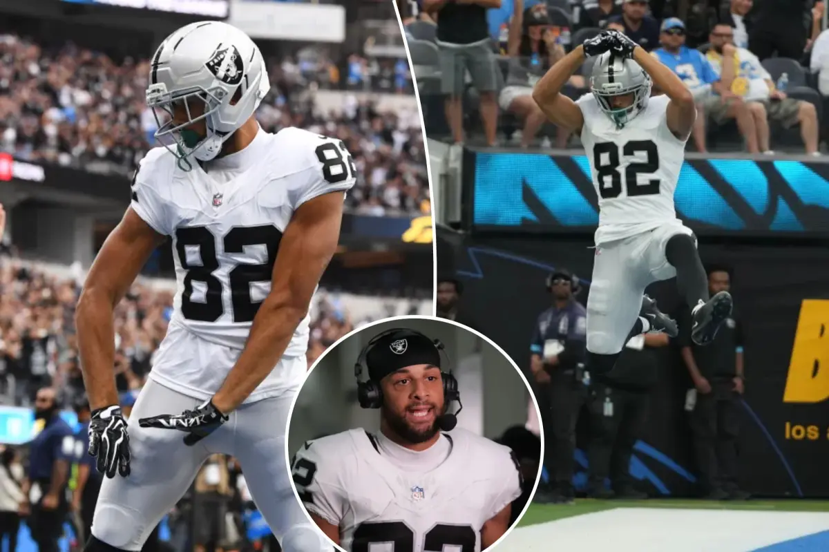 Cody White, standout for the Raiders, rejoins the practice squad following his two-touchdown game against the Chargers.