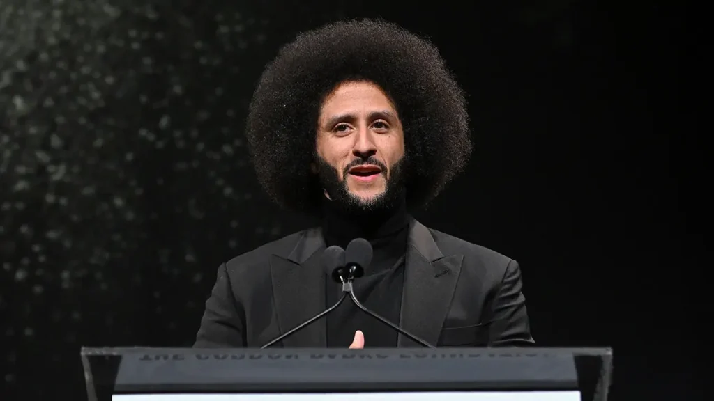 Colin Kaepernick blames the NFL for working against Macklemore during the 'Free Palestine' issue