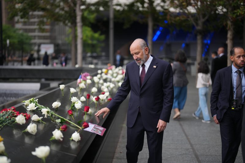 Commerce Secretary Lutnick pays tribute to Cantor Fitzgerald employees who lost their lives on 9/11, including his brother.