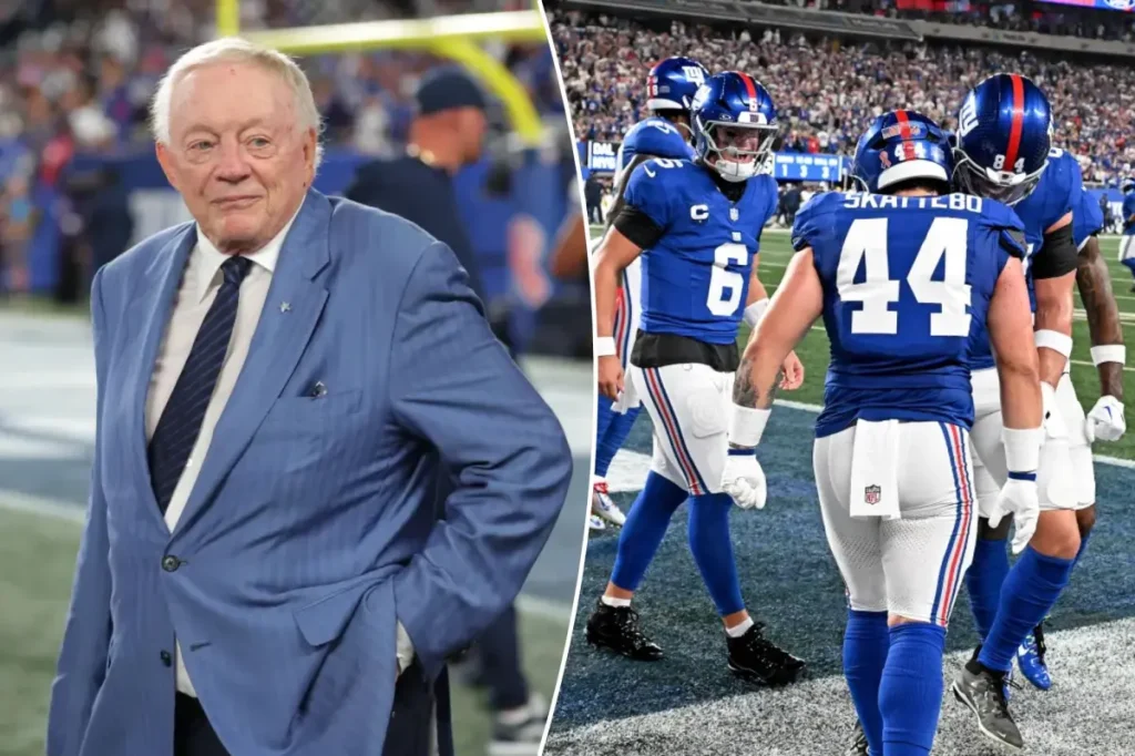 Cowboys owner Jerry Jones unexpectedly compliments Giants after their upset victory