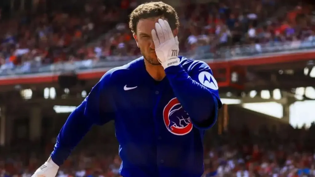 Cubs player Alex Bregman hospitalized after sustaining a serious foul ball injury to his face.