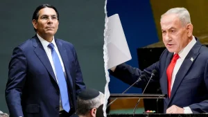 Danny Danon's Starlink video at the UN receives almost 40% of its views from Iran.