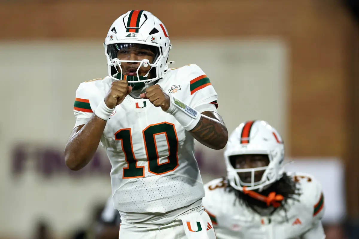 Darian Mensah from Miami has a standout performance to maintain his incredible beginning.