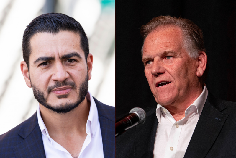 Democratic candidate El-Sayed has a 5-point lead over Republican Mike Rogers, according to a survey.