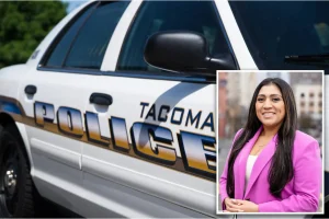 Democratic candidate Krista Perez from Washington state captured crying and praying in police car following her DUI arrest