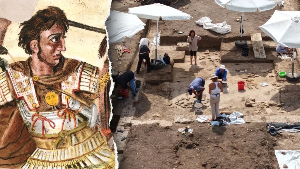 Discovery of Alexander the Great's Royal Gymnasium associated with Aristotle