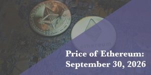 Ethereum price update for September 30, 2026