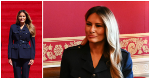 Fashion Update: Melania Trump Dons Ralph Lauren for Tea in the Red Room